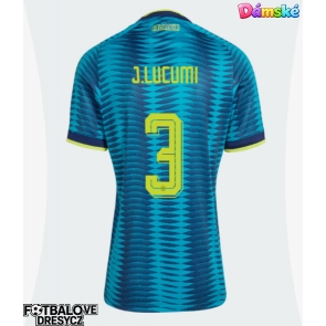 Kolumbie Jhon Lucumi #3 Dámské Venkovní Dres MS 2026 Krátký Rukáv